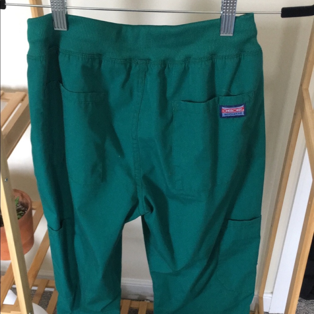 Hunter Green Scrub Pants